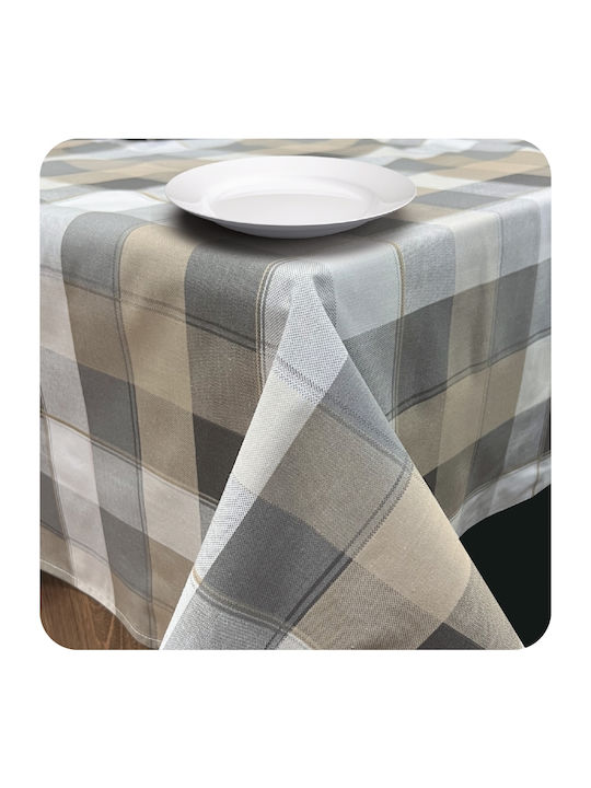 Casa Colori Τραπεζομάντηλο Beige-grey 140x180εκ.