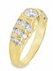 Xryseio Damen Ring mit Diamant aus Gold 18K