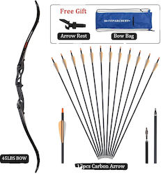 Archery Set Recurve Bow Hunting Kit 45lbs Set3