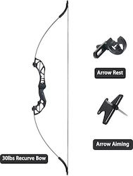 Archery Bow Take-down Design Various Draw Weights 30ibs Black Recurve