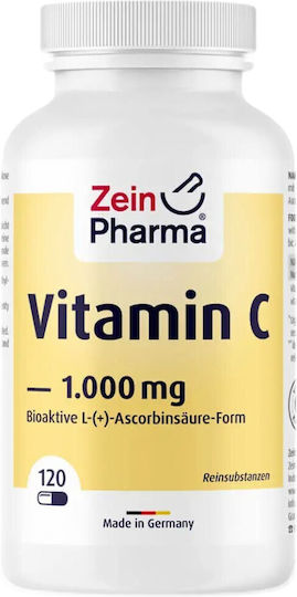 Zein Pharma Витамин C 1000 мг 120 капсули