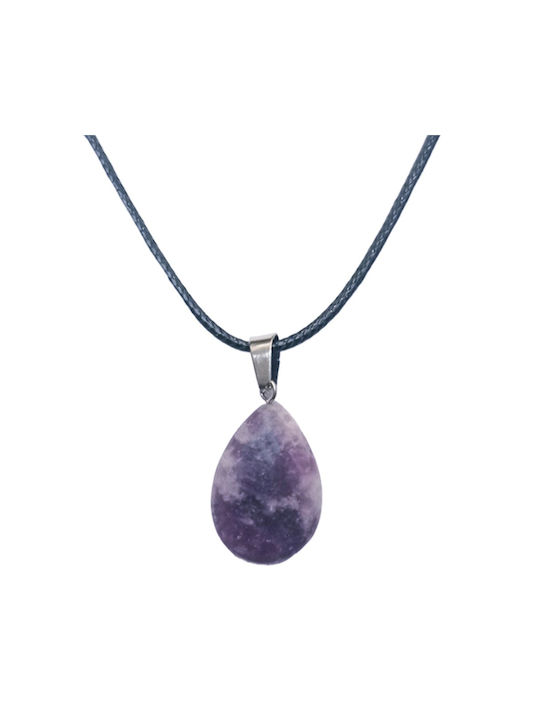 Women's Necklace Semi-Precious Stone Amethyst