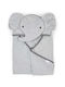 Ingenuity Hooded Baby Bath Towel Gray