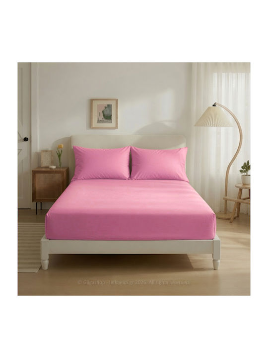 Casa Colori Sheet Super-Double with Elastic 160x200+30cm. Apple