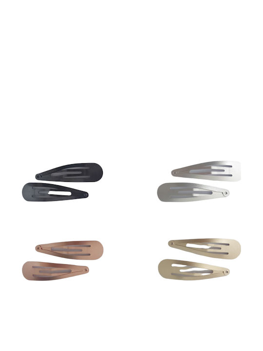 Ro-Ro Accessories Σετ Παιδικά Κοκαλάκια με Κλιπ 2τμχ (Διάφορα Σχέδια) 1τμχ