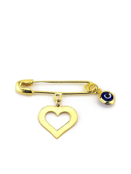 Goldsmith Детска Брошка Καρδιά от Сребро