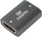 Adaptor Premiumcord HDMI A la HDMI A 8k, feminin-feminin, metal