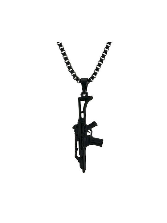 Goldsmith Necklace from Steel Black