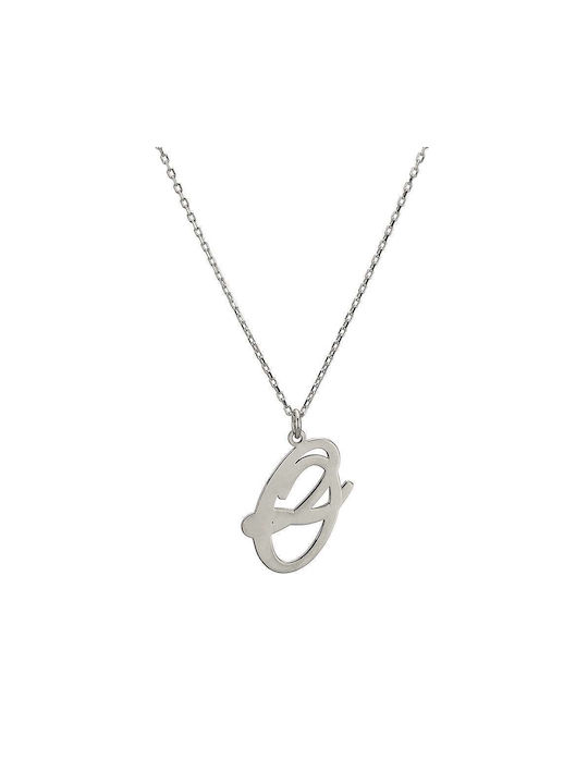 Goldsmith Necklace Monogram from Silver