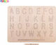 Berko Montessori Educational Game Letters & Numbers made of Wood for 3+ years Years Old