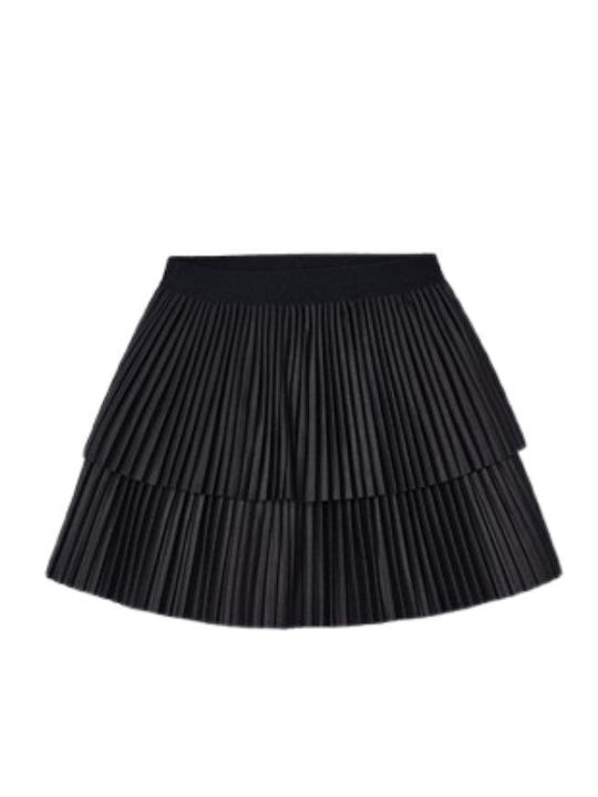 Mayoral Kids' Pleated Skirt Black