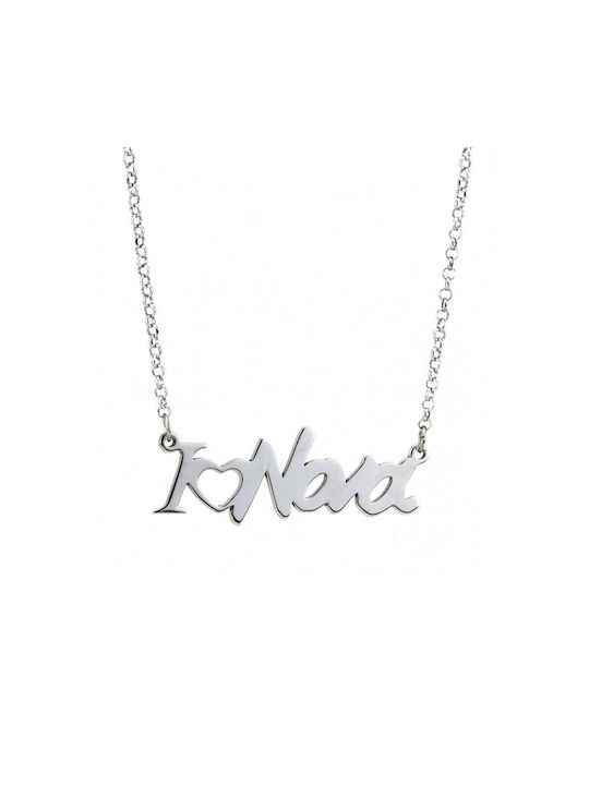 Goldsmith Necklace Name from Silver