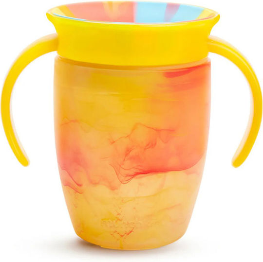 Munchkin Baby Cup Miracle 360° Trainer Cup Tropical Swirl Plastic Yellow 207ml for 6m+