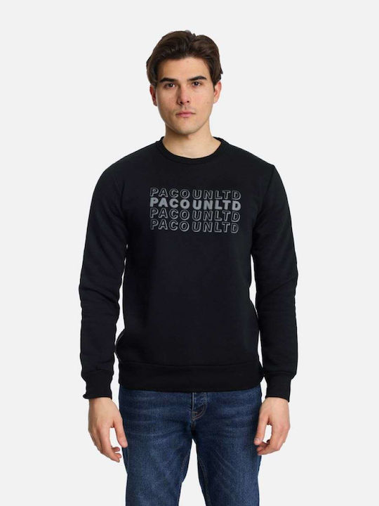 Paco & Co Herren Sweatshirt Schwarz