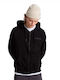 Black Hoodie Cardigan