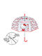 Coriex Kids Curved Handle Umbrella with Diameter 60cm Transparent