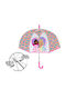 Coriex Kids Curved Handle Umbrella with Diameter 60cm Transparent