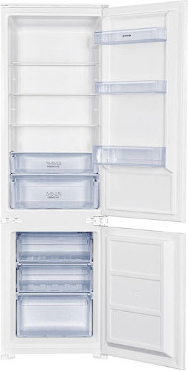 Gorenje Combină frigorifică încorporată 250lt Î178xL54xA54cm. Alb RKI517EP1
