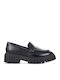 Loafers Page Loafer Leather Women's Loafers in Black Color