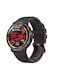 Nubi Mk60 Women's Smartwatch Bluetooth Talk Steps Heart Rate Calories Blood Pressure Remote Camera Chronograph Calorie Consumption Black