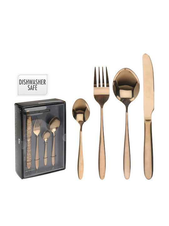 Cutlery Set Gold 16pcs