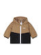 Kinder Freizeitjacke mit Kapuze Braun