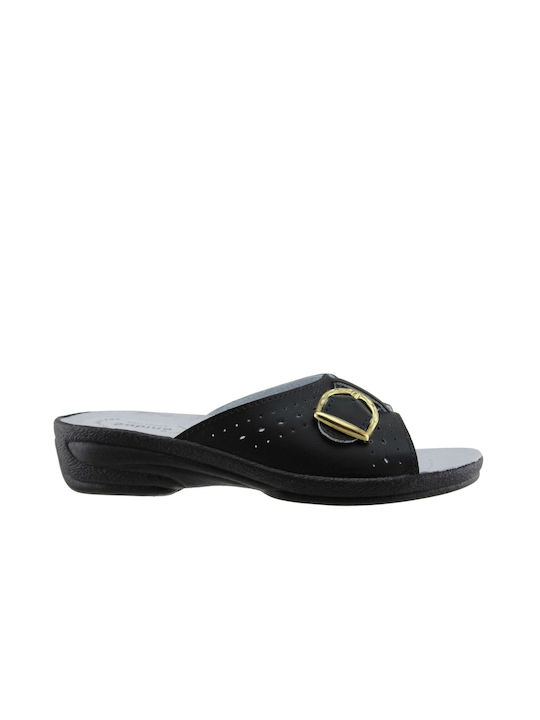 Sabino Leather Clogs Black