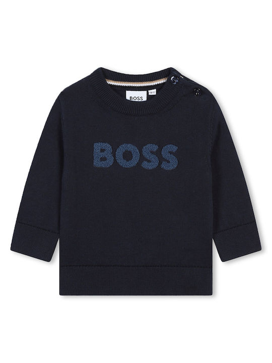 Hugo Boss Παιδικό Φούτερ Μπλε