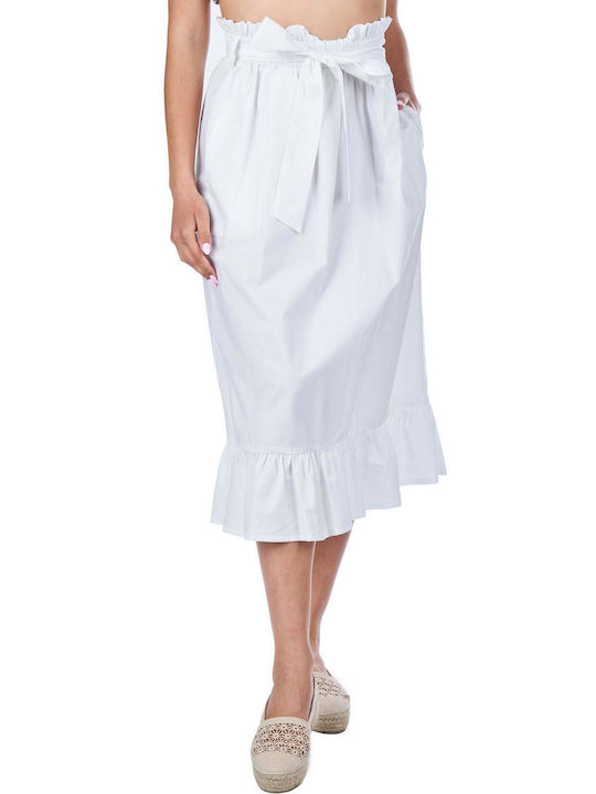 Access Skirt in White color