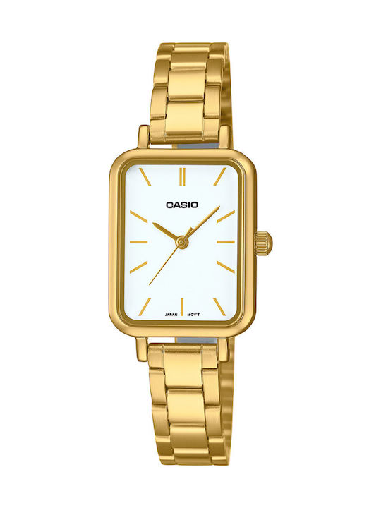 Casio Women's Watch with Gold Metal Bracelet