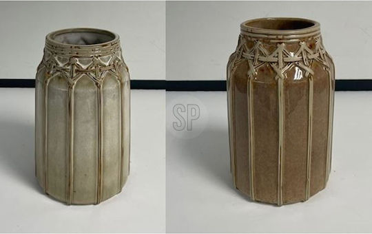 JK Home Decoration Διακοσμητικό Βάζο Rattan 1Stück