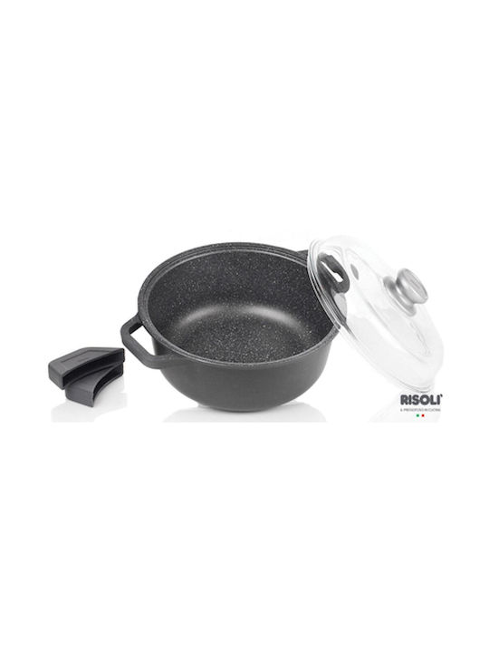 Risoli Granito Deep Pot made of Cast Aluminum 20cm