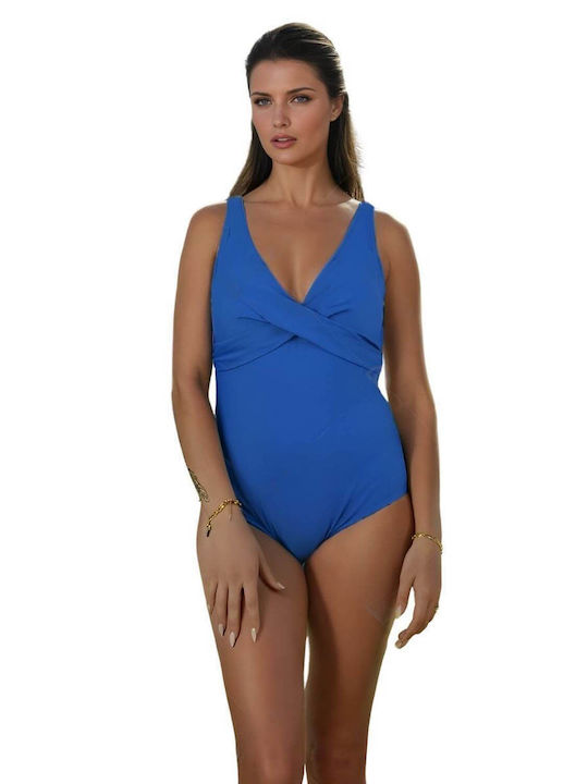 Esthisis Costum de baie întreg cu push-up Albastru