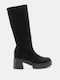 Sock Boots with Lug Sole 4291001-black