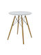 Julita Round Table Wooden 60x60x73cm