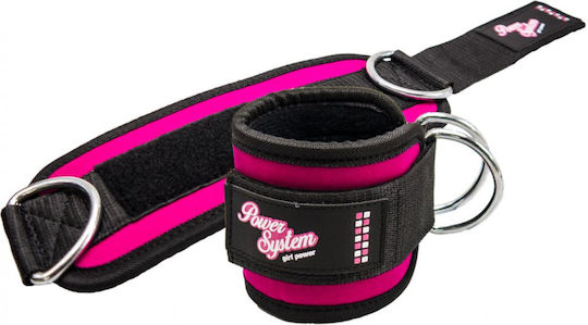 Power System Δέστρα Έλξης Αστραγάλων Ankle Strap Pink 3450 2τμχ