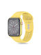 Tech-Protect Каишка Силикон Жълт (Apple Watch 44/45/46/49 мм)