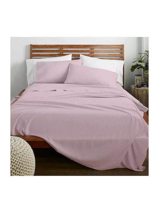 Lino Home Sheet for Single Bed 170x260cm. Claro...