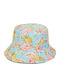 Paperinos Παιδικό Καπέλο Bucket Υφασμάτινο Γαλάζιο Flamingo Print