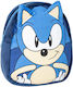 Sonic Σχολική Τσάντα Πλάτης Νηπιαγωγείου Μπλε