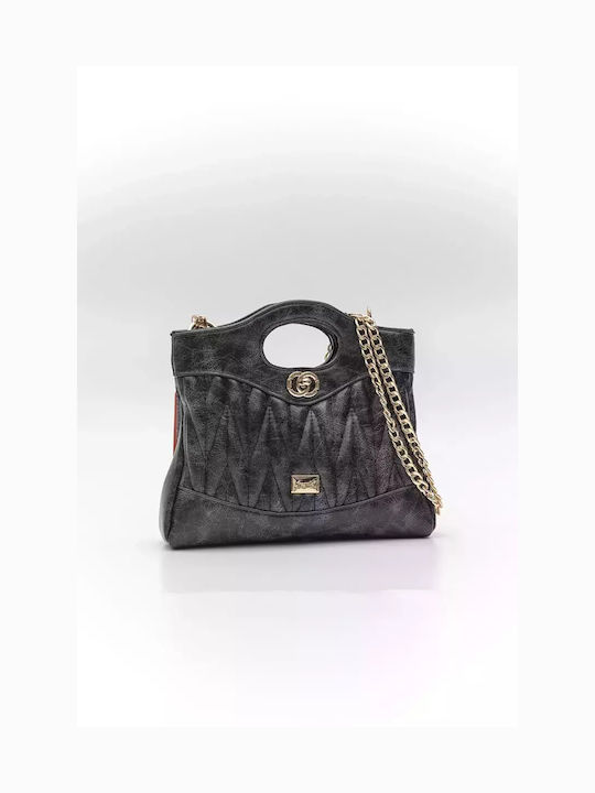 Fragola Damen Tasche Schulter Schwarz