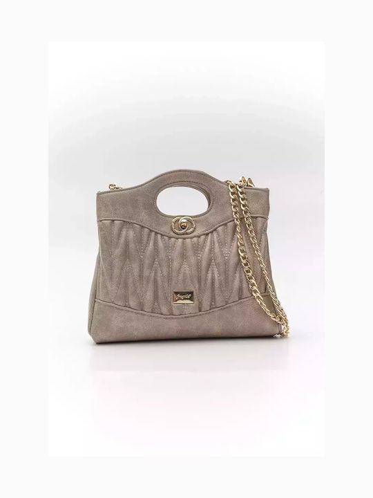 Fragola Damen Tasche Schulter Beige