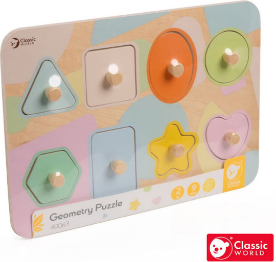 Kinder Steckpuzzle 9pcs Classic World
