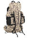 vidaXL Backpack Αδιάβροχο 60lt Καφέ