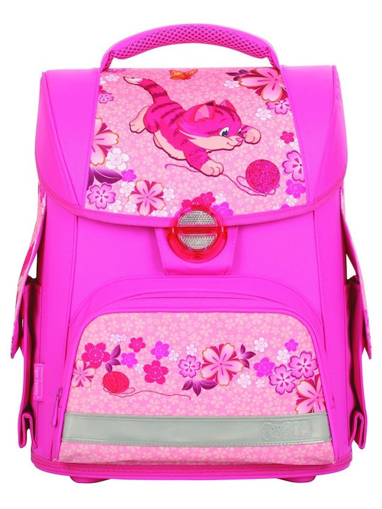 TIGER School Bag Backpack Elementary, Elementary in Pink color