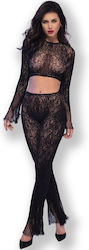 Chilirose Sexy Dessous-Set Schwarz CR-4648