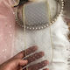 Grey Gold Thread Ribbon 70mm 2 meters