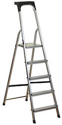 Krausmann Leiter Aluminium mit 7+1 Stufen