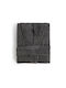 Hauz Μπουρνούζι με Κουκούλα Charcoal Grey 350gr/m²