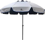 Hupa Mystic BlackOut Foldable Beach Umbrella Diameter 2m with UV Protection Light Grey